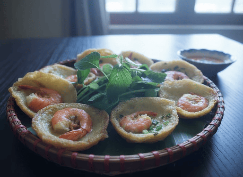 Món bánh vừa thơm vừa giòn rụm vô cùng kích thích vị giác